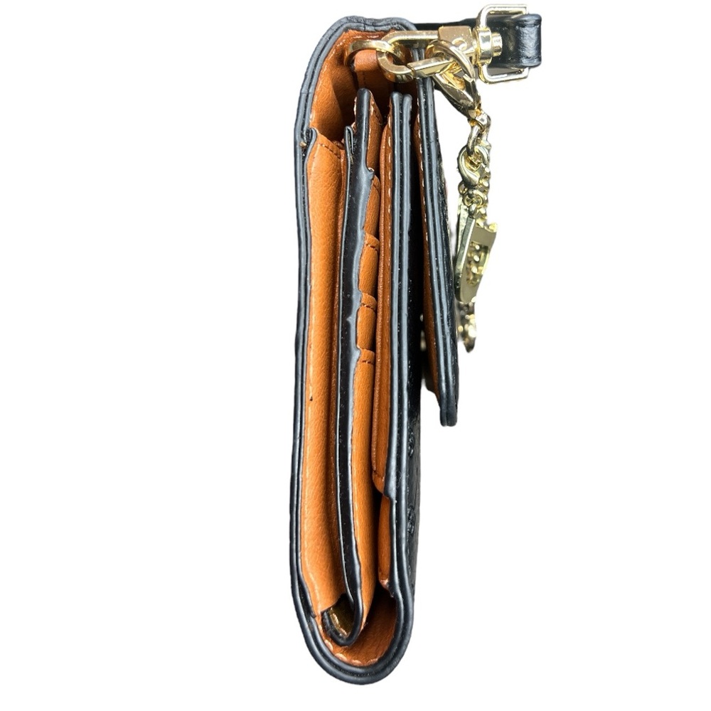 Jose Hess Black Wristlet with Gold Accents - Picture 11 of 13